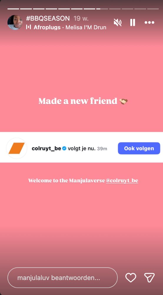 Story: Colruyt follows me