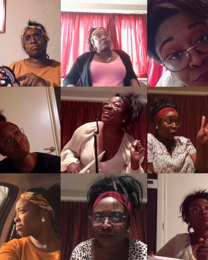Collage of Magnolia’s first TikTok videos